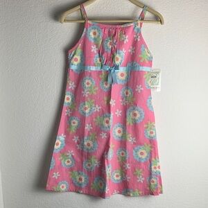 Bonnie Jean Pink Floral Kids Casual Dress